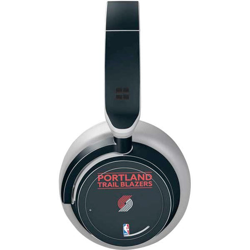NBA Portland Trail Blazers Standard - Black Surface Headphones Skin